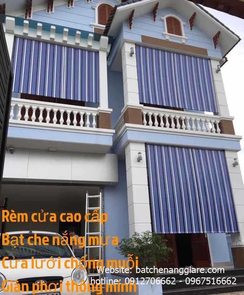 bạt che nắng mưa ban công tự cuốn